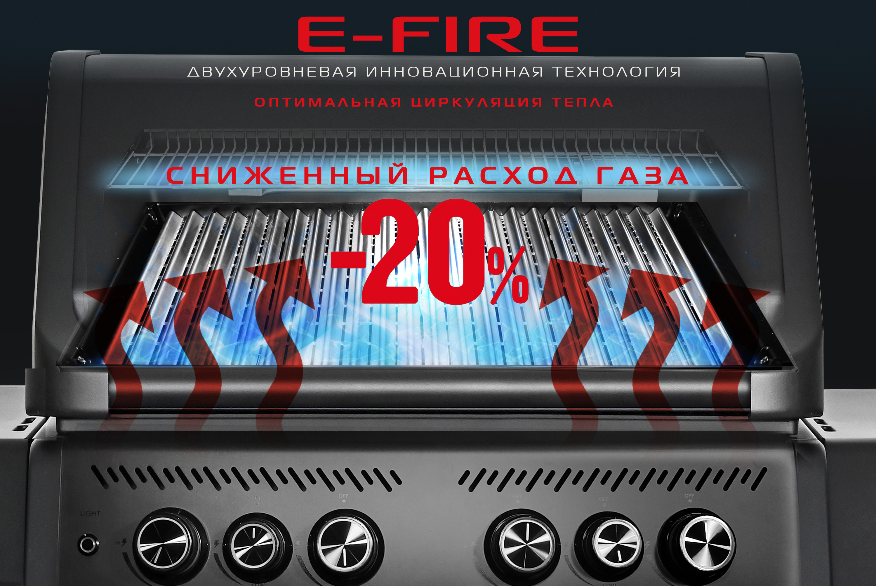 Газовый гриль CHIMERA-ELITE 4+2 горелки